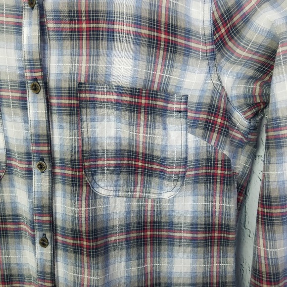 Maurices Womens Plaid 100% Cotton Long Sleeve Button Up Shirt Size Small - Picture 3 of 8
